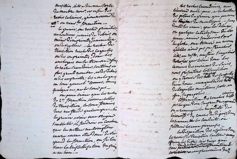 Cours privé de philosophie naturelle donné par Alexander von Humboldt ; 1820-1822 Cours privé de philosophie naturelle donné par Alexander von Humboldt ; 1820-1822