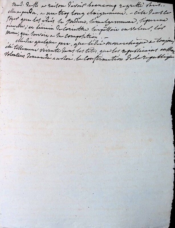 Ouvrage de Mme de Stael sur la révolution Ouvrage de Mme de Stael sur la révolution