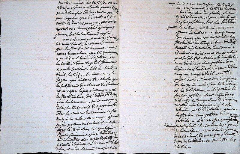 Cours privé de philosophie naturelle donné par Alexander von Humboldt ; 1820-1822 Cours privé de philosophie naturelle donné par Alexander von Humboldt ; 1820-1822