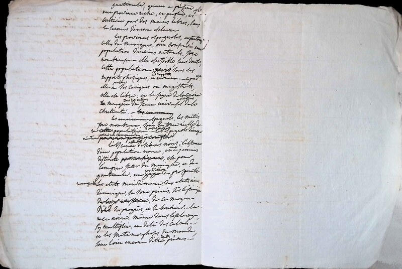 Cours privé de philosophie naturelle donné par Alexander von Humboldt ; 1820-1822