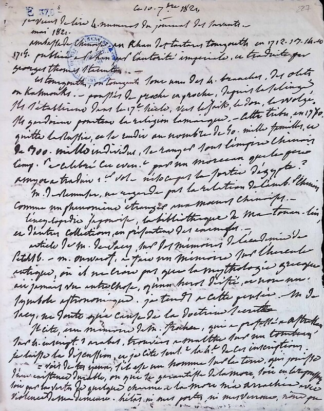 4 numéros du Journal des savants (mai, juin, aout 1821)