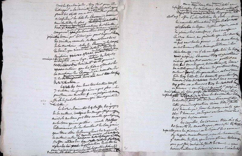 Cours privé de philosophie naturelle donné par Alexander von Humboldt ; 1820-1822