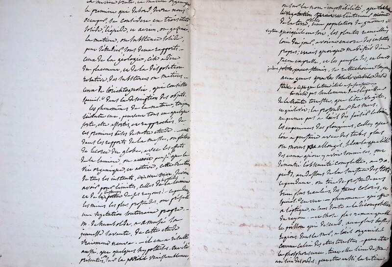 Cours privé de philosophie naturelle donné par Alexander von Humboldt ; 1820-1822 Cours privé de philosophie naturelle donné par Alexander von Humboldt ; 1820-1822