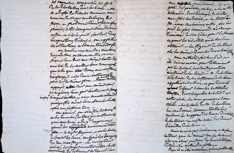 Cours privé de philosophie naturelle donné par Alexander von Humboldt ; 1820-1822 Cours privé de philosophie naturelle donné par Alexander von Humboldt ; 1820-1822