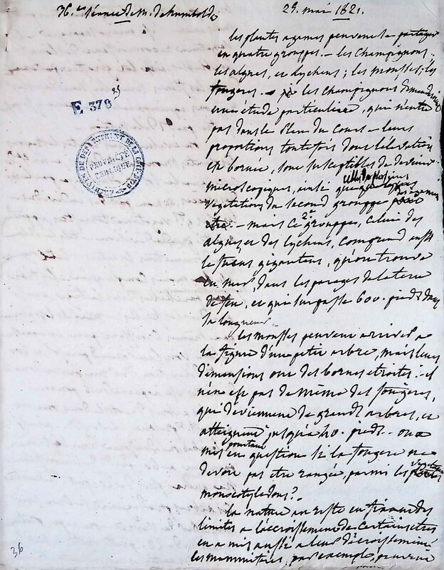 Cours privé de philosophie naturelle donné par Alexander von Humboldt ; 1820-1822 Cours privé de philosophie naturelle donné par Alexander von Humboldt ; 1820-1822
