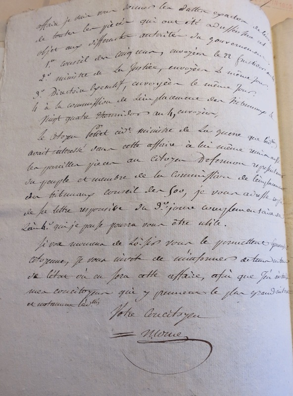 Billet du Grand chambellan de l&#039;Empereur à V. de Chastenay, [Paris ?], juin 1811