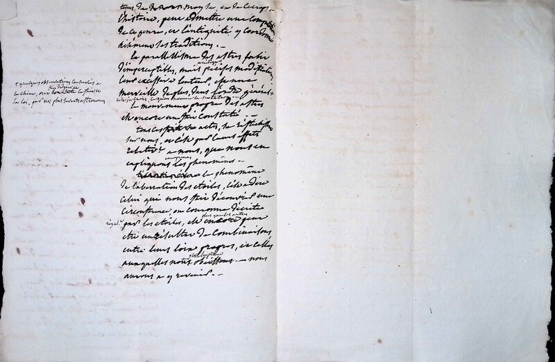 Cours privé de philosophie naturelle donné par Alexander von Humboldt ; 1820-1822