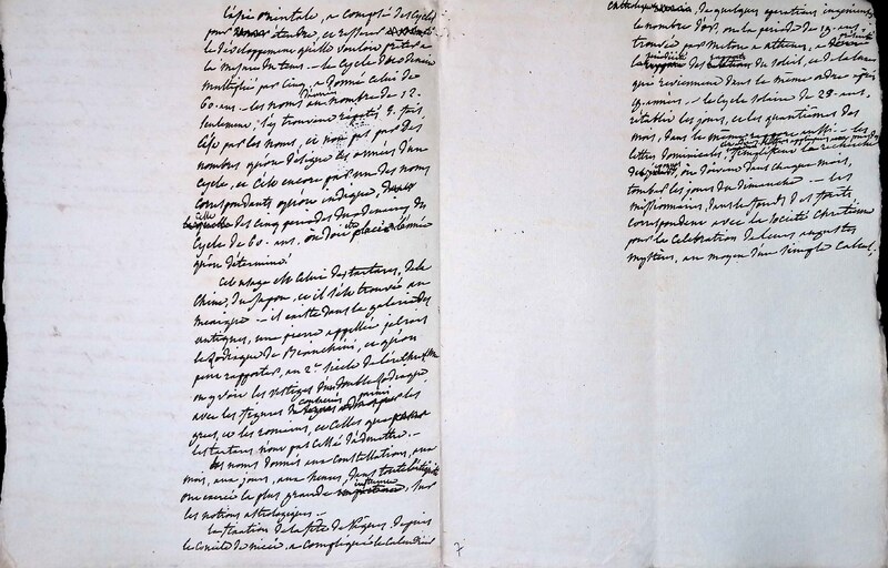 Cours privé de philosophie naturelle donné par Alexander von Humboldt ; 1820-1822