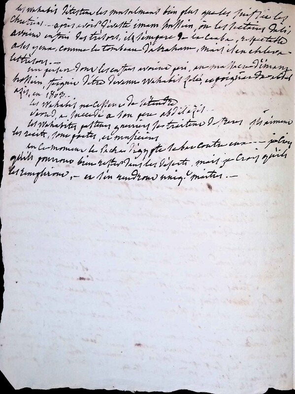 Mémoire de M. Rousseau sur les wahabis, les nosaïris… Mémoire de M. Rousseau sur les wahabis, les nosaïris…