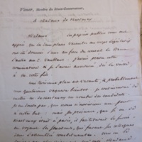 Lettre de Vimar à C. de Chastenay (mère), Paris, 27 frimaire an 9