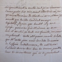 Lettre de Clery à V. de Chastenay, Chatillon sur seine, 15 Xbre 1810