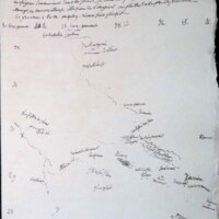 Voyage de William Onzeley (?) en Perse (avec carte)