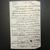 25 mai 1818 : poème [traduction d' ? ] Horace