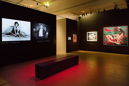 [Vue de l'exposition Vampires, de Dracula à Buffy (Paris) - Photographie Stéphane Dabrowski]