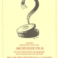 Affiche de l'exposition Film es-tu là? (Cannes, 1983)