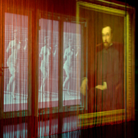 [Aménagement couloir sortie exposition Passion Cinéma - Photographie Stéphane Dabrowski]