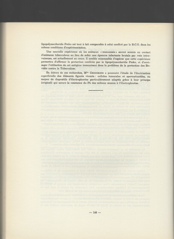 Rapport CNRS 1961-1962