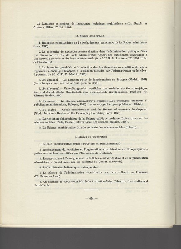 Rapport CNRS 1964-1965 Rapport CNRS 1964-1965