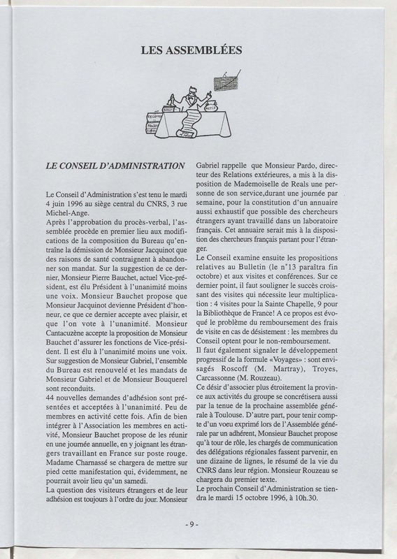 Bulletin de l'Association des anciens et des amis du CNRS n°13 Bulletin de l'Association des anciens et des amis du CNRS n°13