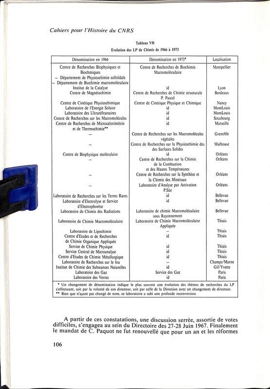 Cahiers pour l'histoire du CNRS 4