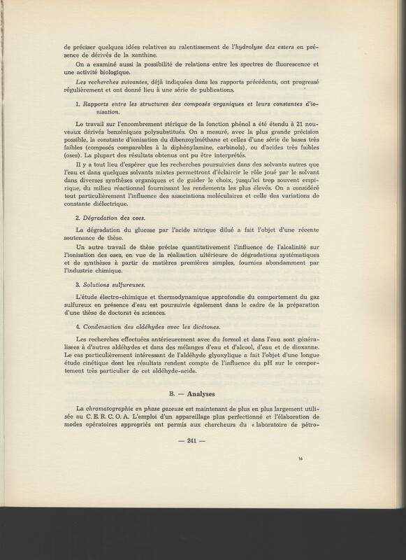 Rapport CNRS 1962-1963 Rapport CNRS 1962-1963