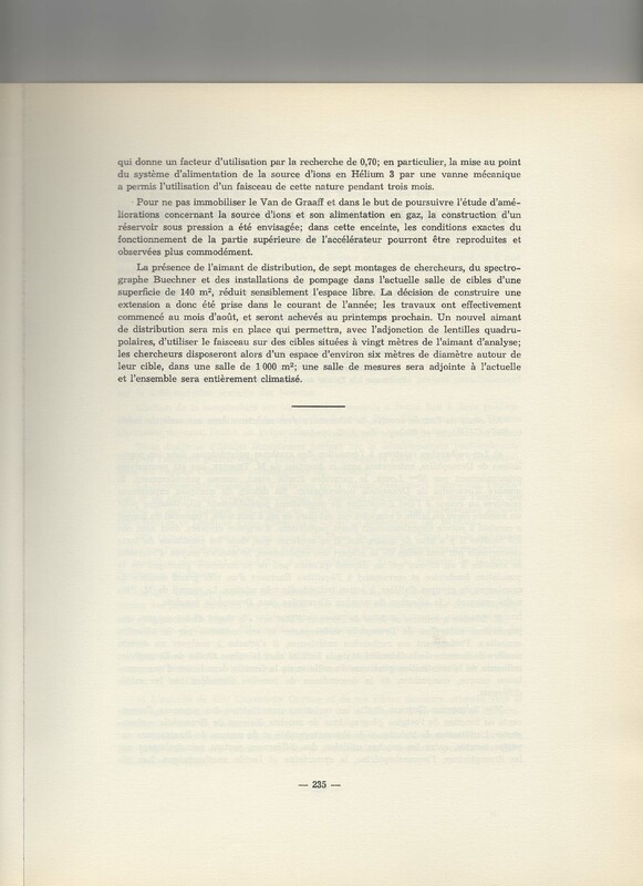 Rapport CNRS 1961-1962