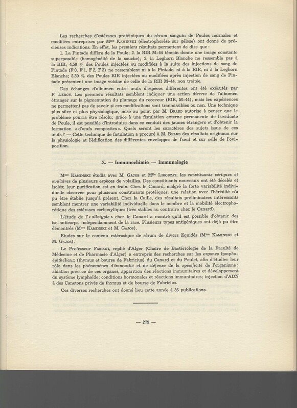 Rapport CNRS 1962-1963 Rapport CNRS 1962-1963