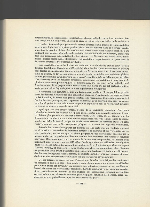 Rapport CNRS 1961-1962