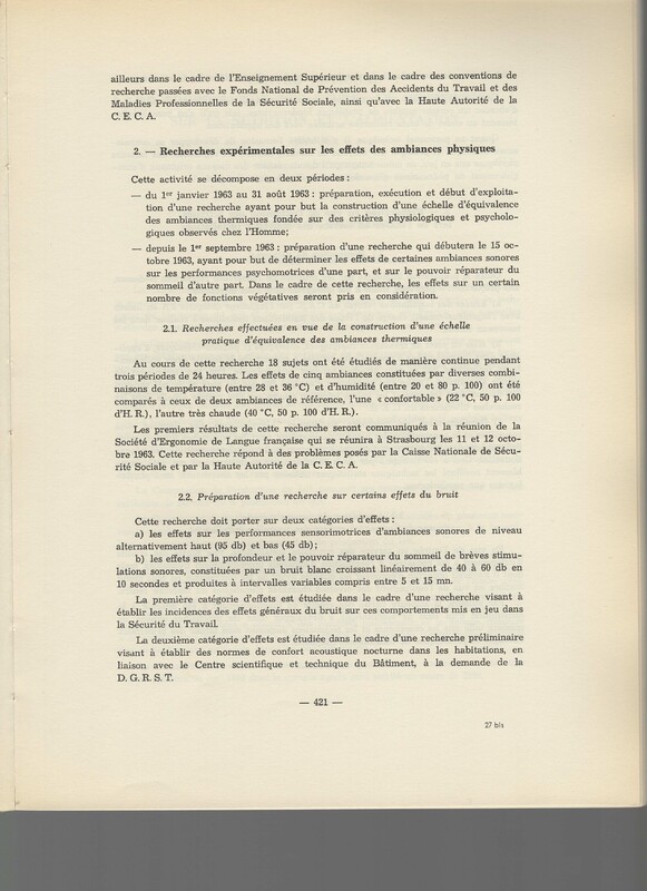 Rapport CNRS 1962-1963 Rapport CNRS 1962-1963