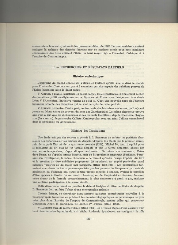 Rapport CNRS 1961-1962