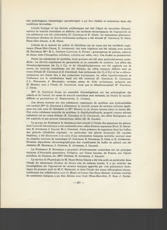 Rapport CNRS 1961-1962