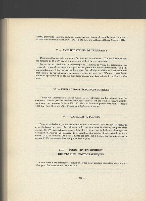 Rapport CNRS 1962-1963 Rapport CNRS 1962-1963