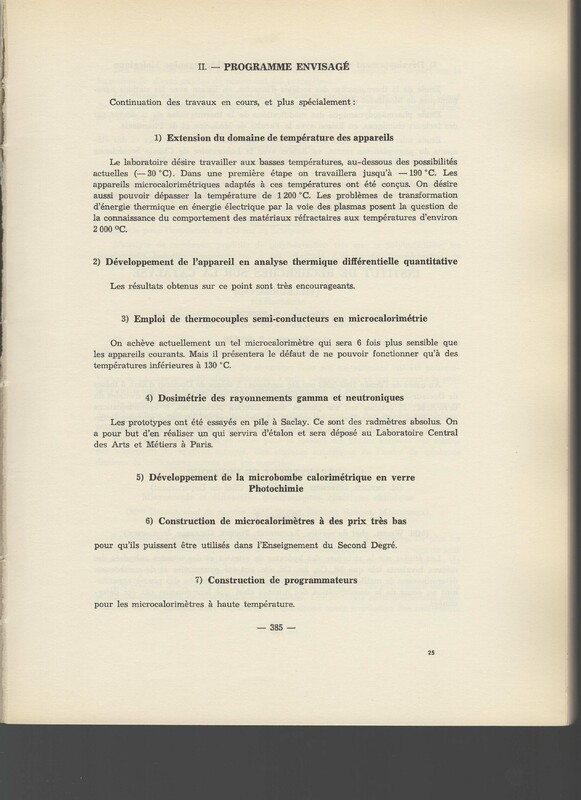 Rapport CNRS 1962-1963 Rapport CNRS 1962-1963