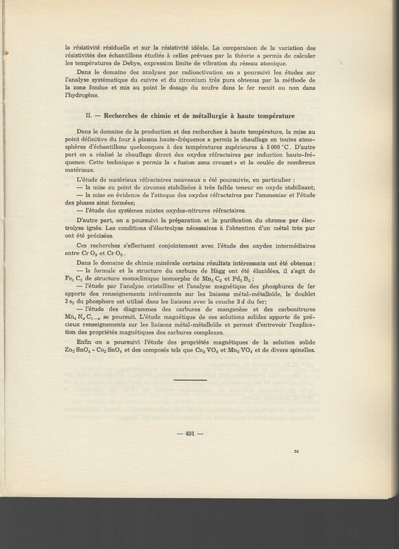 Rapport CNRS 1962-1963 Rapport CNRS 1962-1963