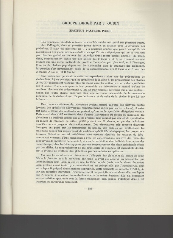 Rapport CNRS 1964-1965 Rapport CNRS 1964-1965