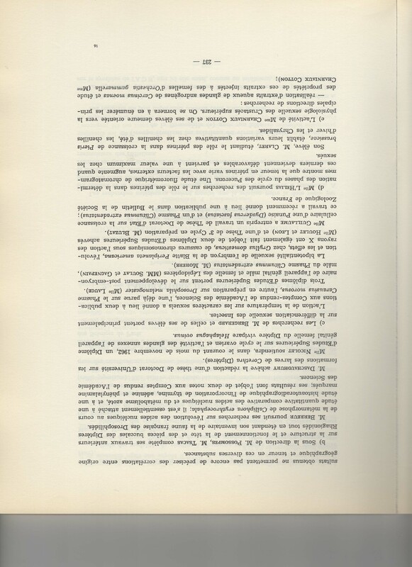 Rapport CNRS 1961-1962