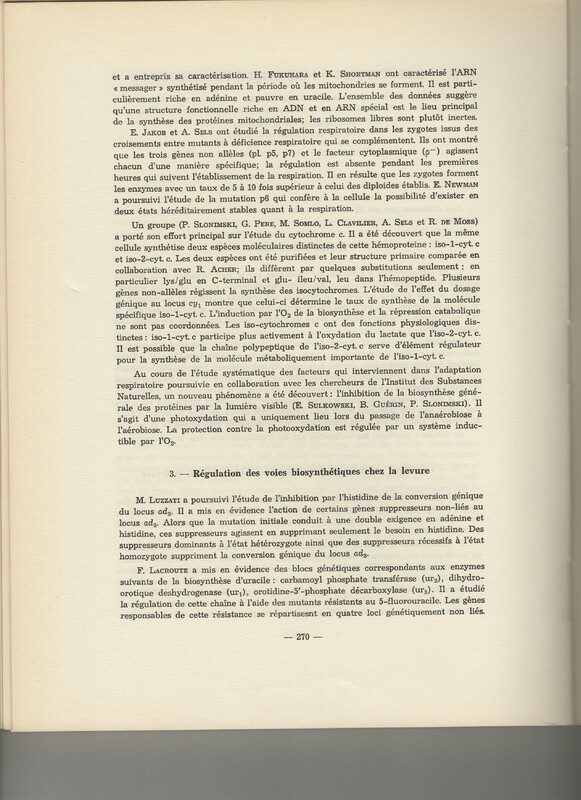 Rapport CNRS 1962-1963 Rapport CNRS 1962-1963