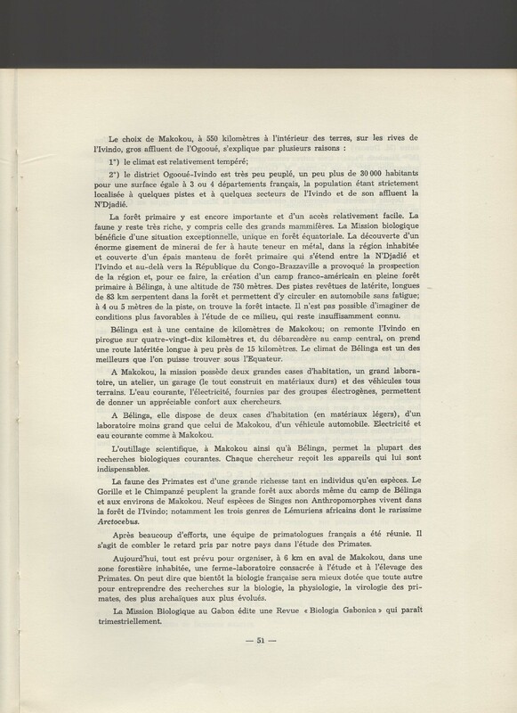 Rapport CNRS 1964-1965 Rapport CNRS 1964-1965