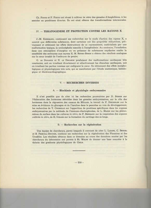 Rapport CNRS 1960-1961 Rapport CNRS 1960-1961