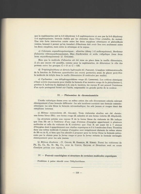 Rapport CNRS 1961-1962