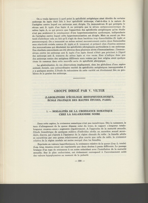 Rapport CNRS 1964-1965 Rapport CNRS 1964-1965