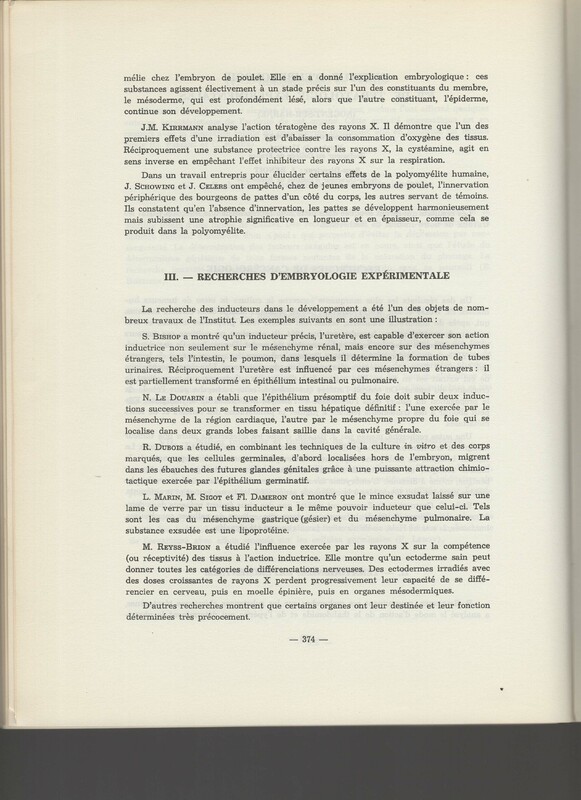 Rapport CNRS 1964-1965 Rapport CNRS 1964-1965