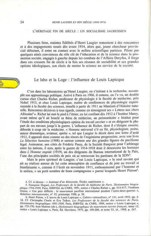 Cahiers pour l'histoire de la recherche 3 Cahiers pour l'histoire de la recherche 3