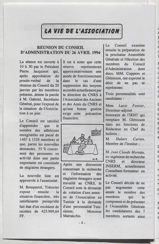 Bulletin de l'Association des anciens et des amis du CNRS n°6