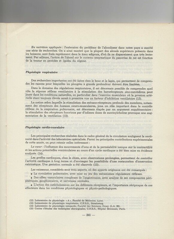 Rapport CNRS 1969 Rapport CNRS 1969