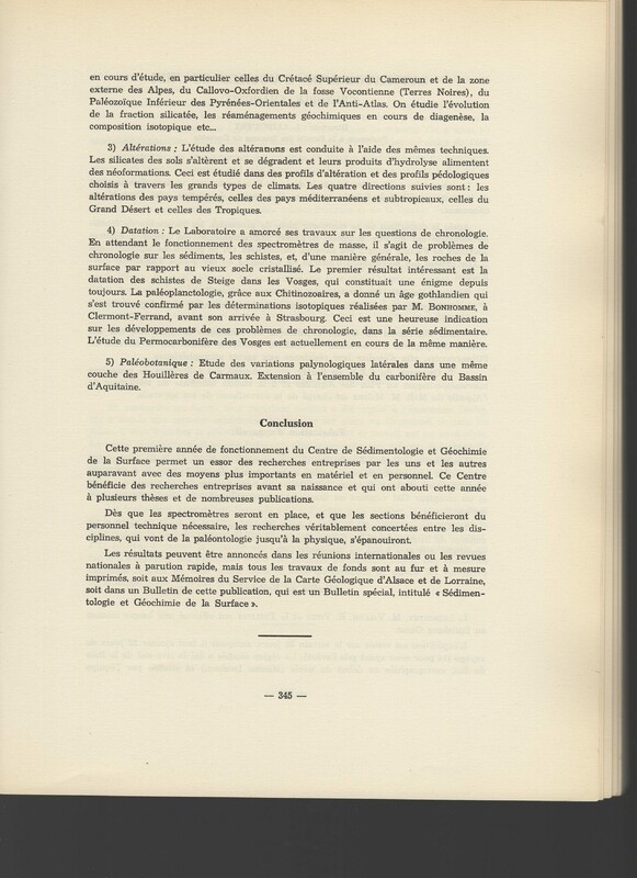 Rapport CNRS 1962-1963