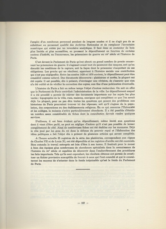 Rapport CNRS 1961-1962