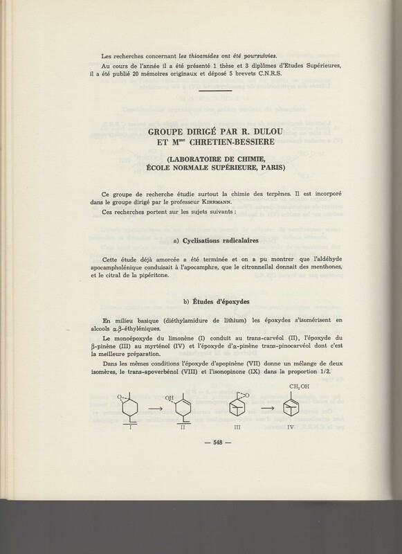 Rapport CNRS 1964-1965 Rapport CNRS 1964-1965