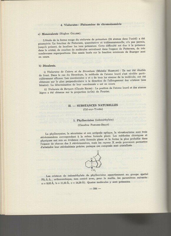Rapport CNRS 1964-1965 Rapport CNRS 1964-1965