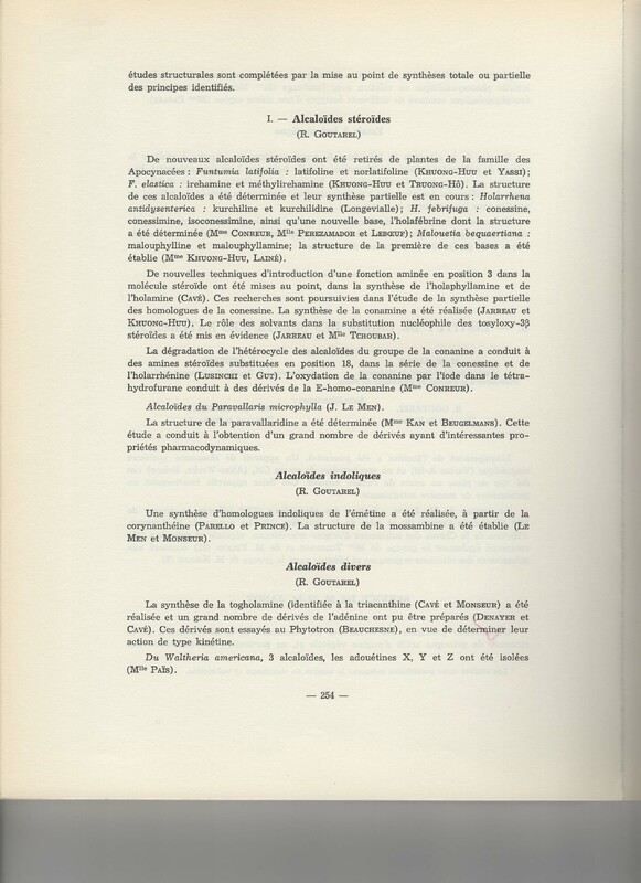 Rapport CNRS 1961-1962